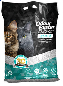 ODOUR BUSTER MULTI-CAT LITTER 12kg