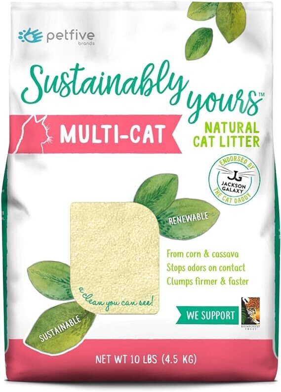 SUSTAINABLY YOURS CAT LITTER - 13 LB