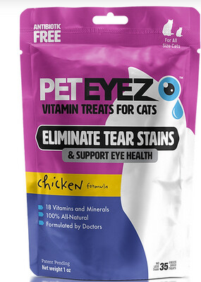 PETEYEZ TEAR STAIN TREAT FOR CATS 1 OZ