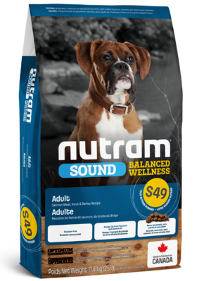 NUTRAM S49 ADULT DOG SALMON 11.4 KG
