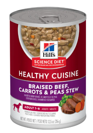 HILL'S SCIENCE DIET HEALTHY CUISINE BEEF STEW 12.5 OZ