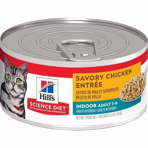 HILL'S SCIENCE DIET ADULT CAT SAVORY CHICKEN ENTREE 5.5OZ