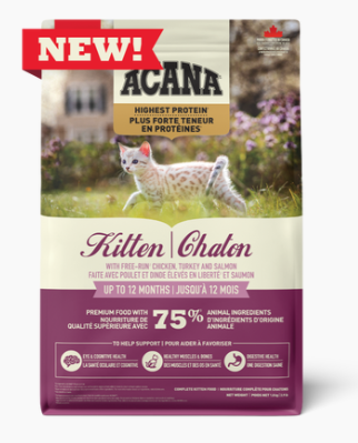 ACANA CAT - KITTEN CHICKEN, TURKEY & SALMON 1.8 KG