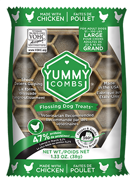 YUMMY COMBS FLOSSING DOG TREAT - LARGE