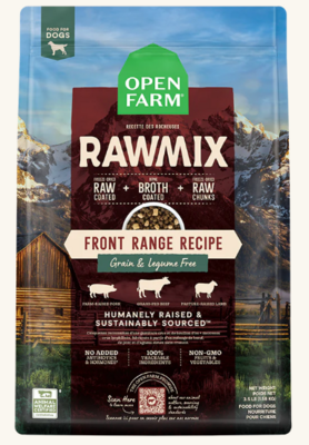 OPEN FARM RAWMIX GRAIN FREE FRONT RANGE 20 LB