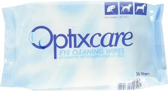 OPTIXCARE EYE CLEANING WIPES - 50 PACK