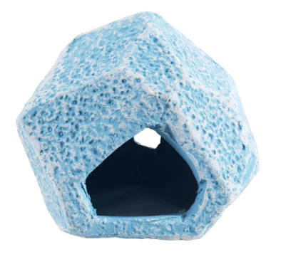 UNDERWATER TREASURES GEOMETRICAL ROCK - SMALL BLUE