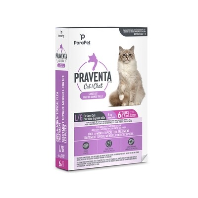 PRAVENTA FOR CATS - 4 KG OR OVER - 3 DOSES