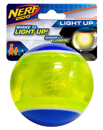 NERF DOG LIGHT UP BALL