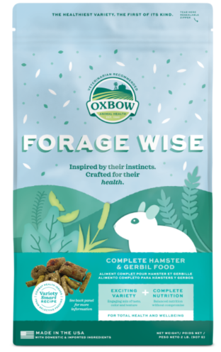 OXBOW FORAGE WISE HAMSTER &amp; GERBIL FOOD 2 LB