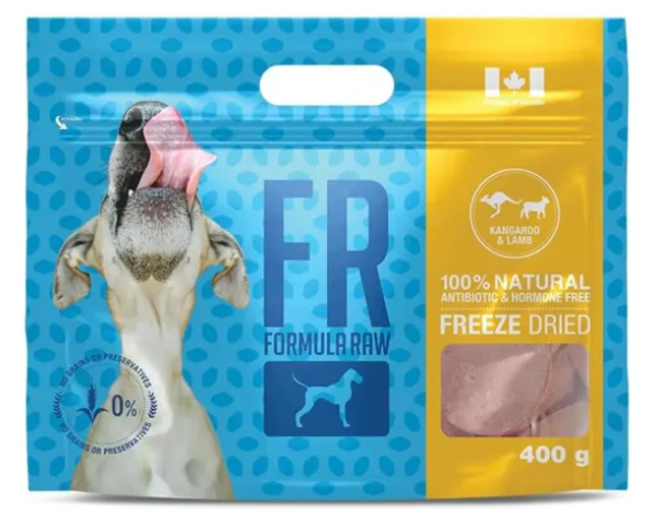 Formula Raw Freeze Dried Complete Kangaroo &amp; Lamb 400g