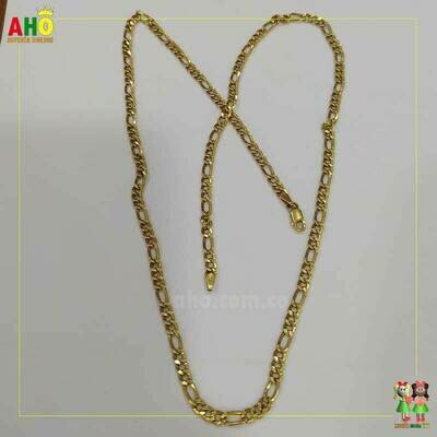 Cadena tres por una iataliano Oro18K
