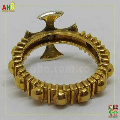Anillo Cruz Oro18k