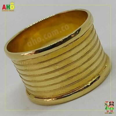 Anillo Tubo en Oro Chocoano Oro18k