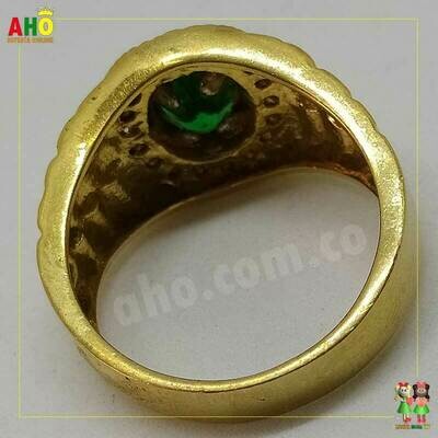 Anillo Piedra para hombre Oro18k