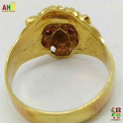 Anillo Leon Oro18k
