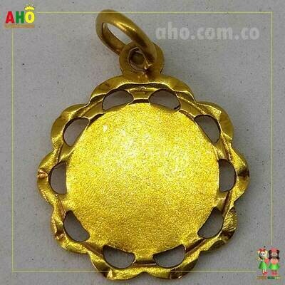 Dije Placa sol Oro18k