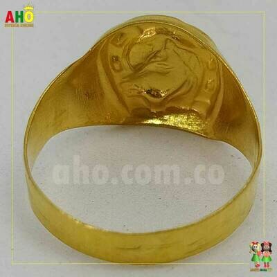 Anillo Herradura Oro18k