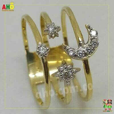 Anillo Universo Oro18k