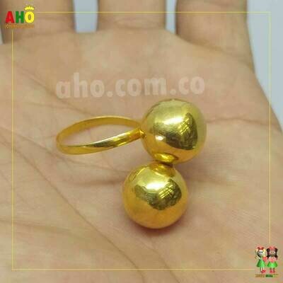Anillo Tu y Yo Oro18k