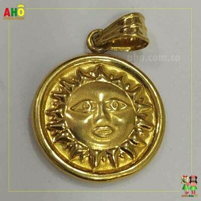 Dije Luna y sol Oro18k