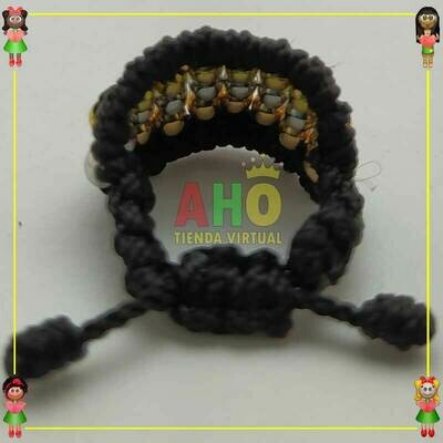 Anillo Tejido Macrame Oro18k