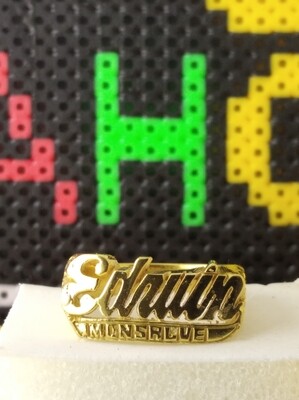 Anillo Nombre Edwin Oro18k
