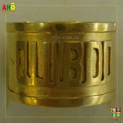 Anillo Tubo en Oro Chocoano Oro18k