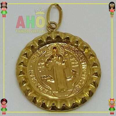 Dije San Benito Oro18k