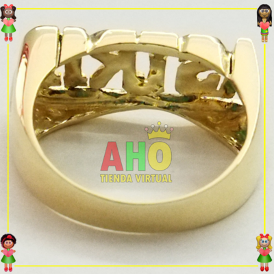 Anillo Nombre Astrid Oro18k