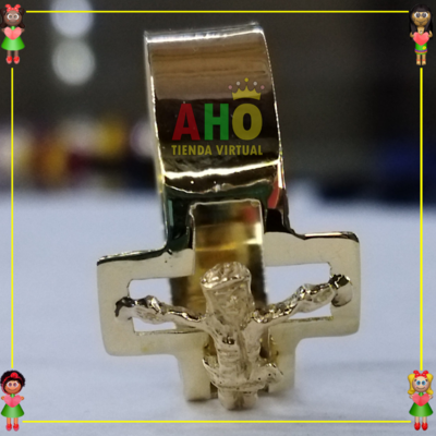Anillo Cristo Oro18k