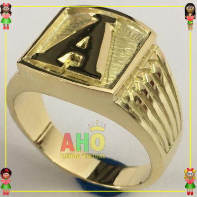 Anillo Marcado Oro18k