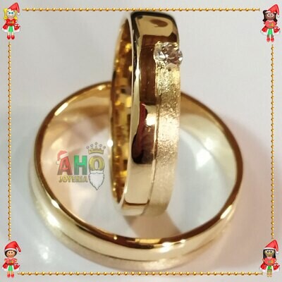 Par Argollas Oro18k