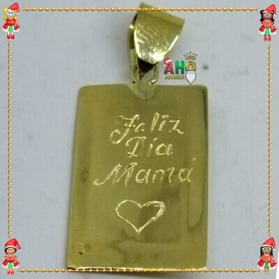 Dije placa Oro18k