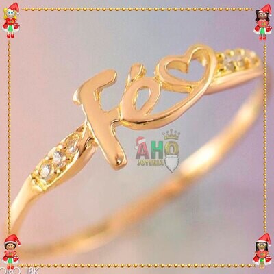 Anillo Fe Oro18k
