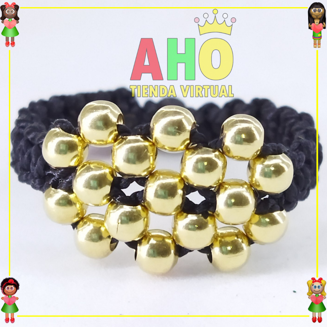 Anillo Tejido Macrame Oro18k