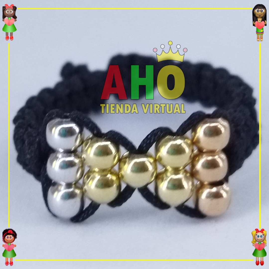 Anillo Tejido Macrame Oro18k