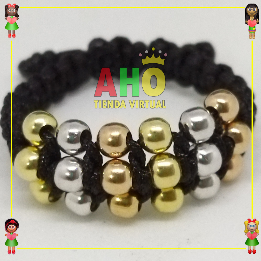 Anillo Tejido Macrame Oro18k