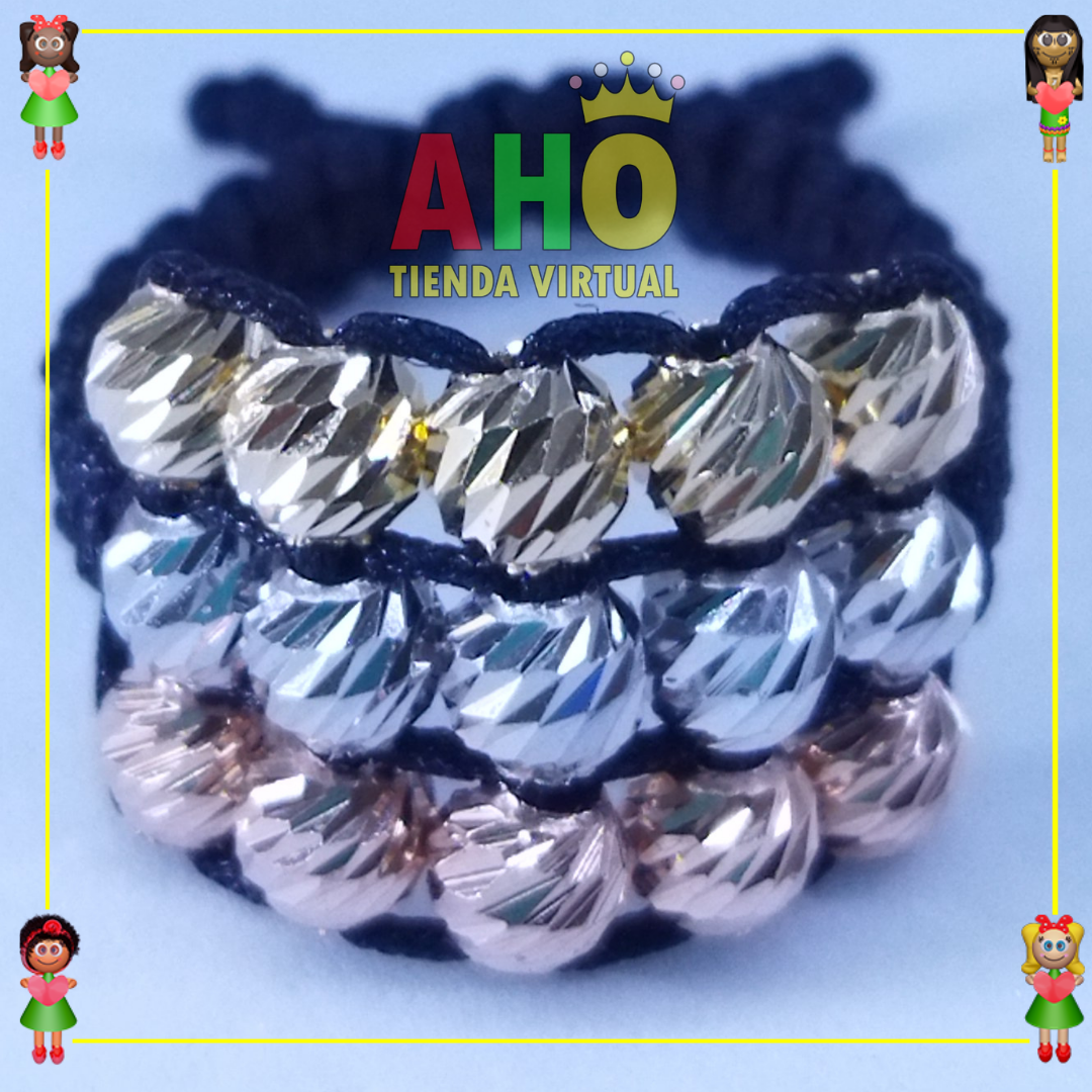 Anillo Tejido Macrame Oro18k