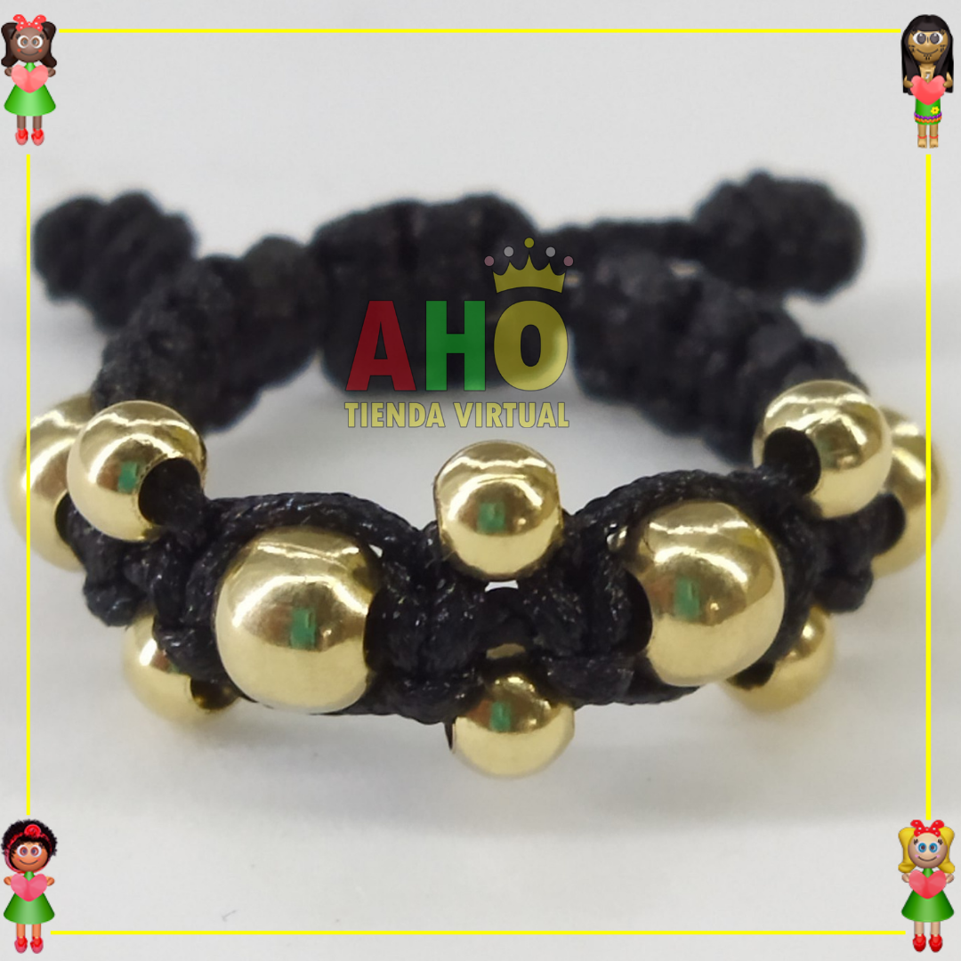 Anillo Tejido Macrame Oro18k