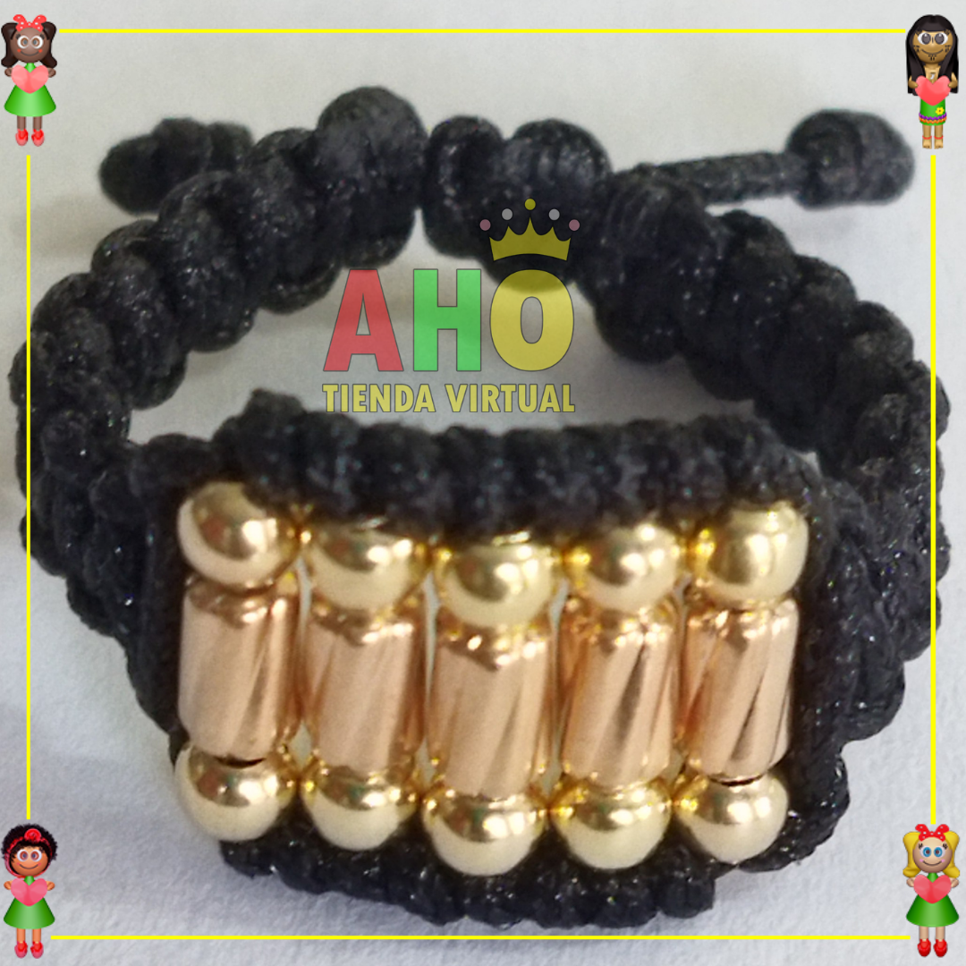 Anillo Tejido Macrame Oro18k