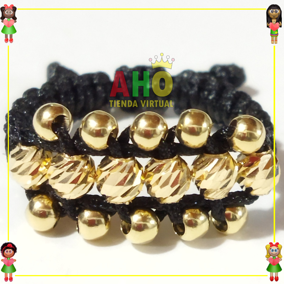 Anillo Tejido Macrame Oro18k