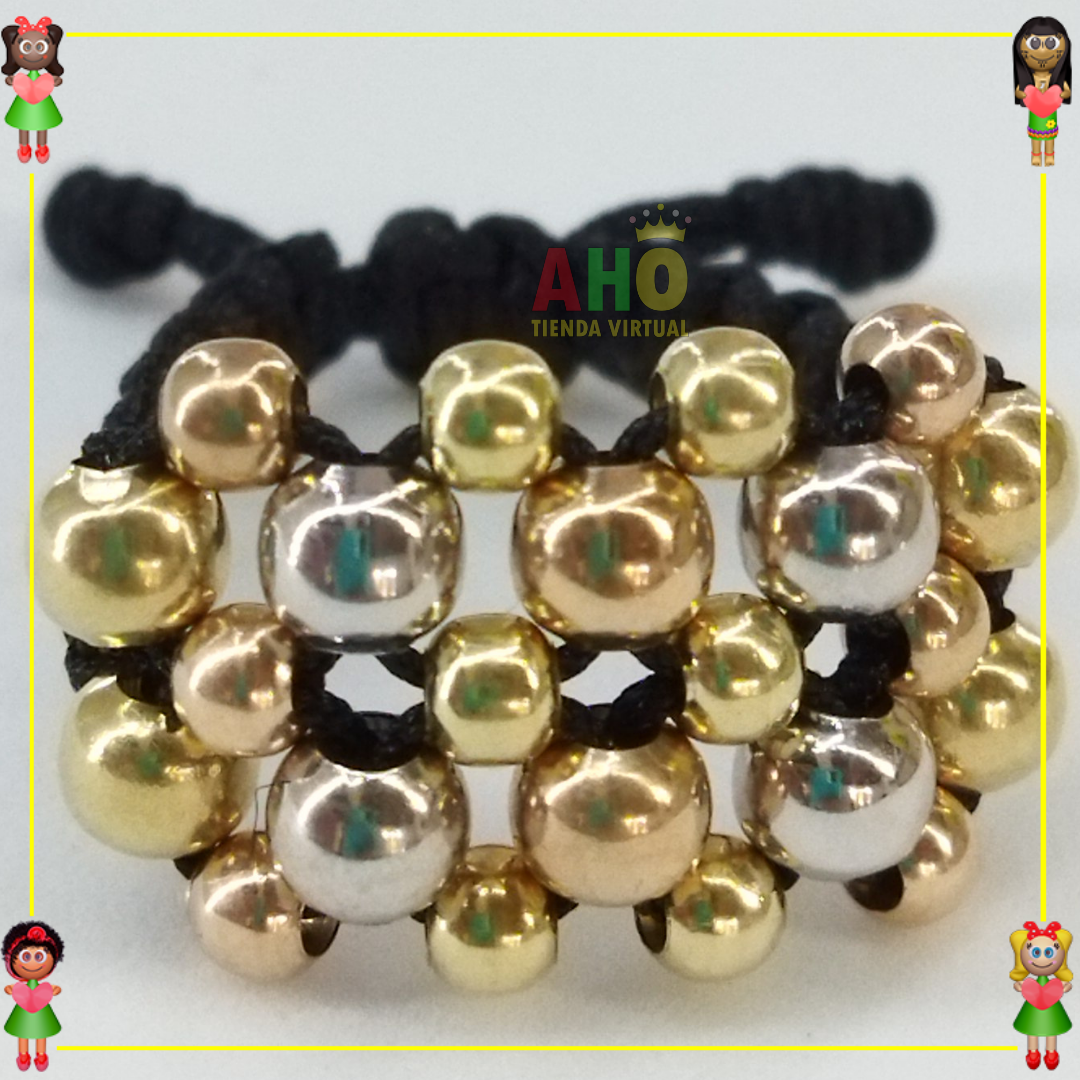 Anillo Tejido Macrame Oro18k