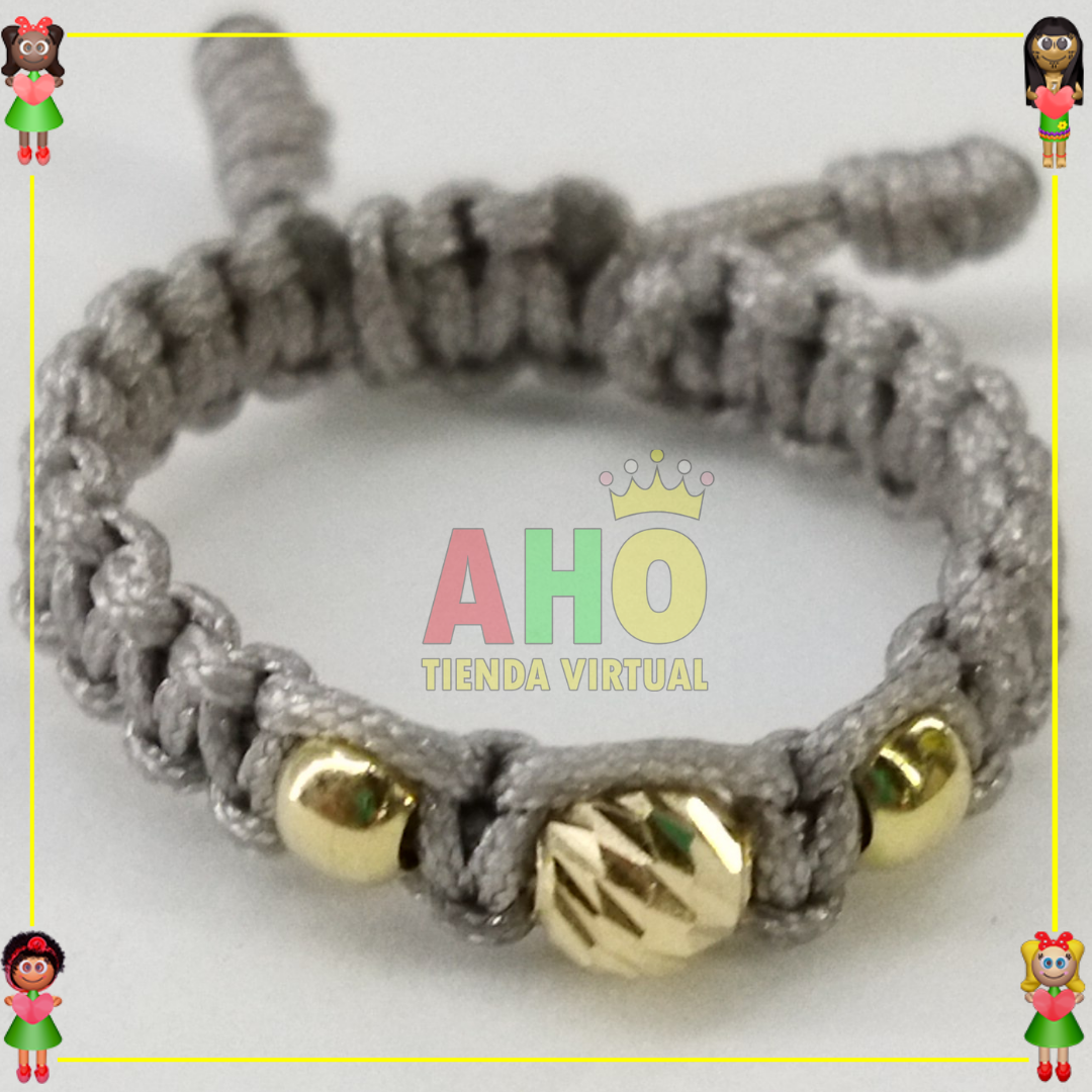 Anillo Tejido Macrame Oro18k