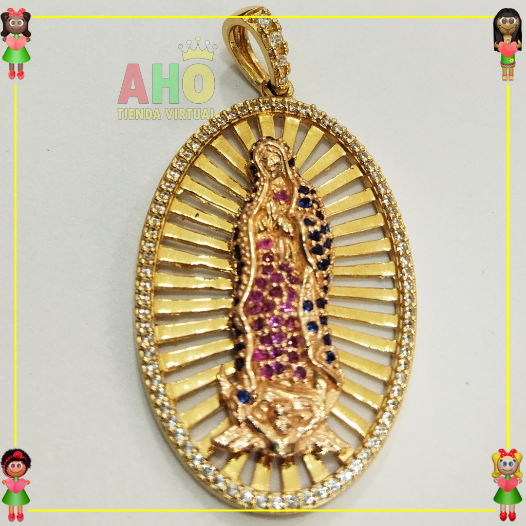 Dije Virgen Guadalupe Oro18k