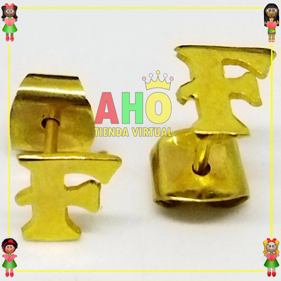 Topos Letra Oro18k