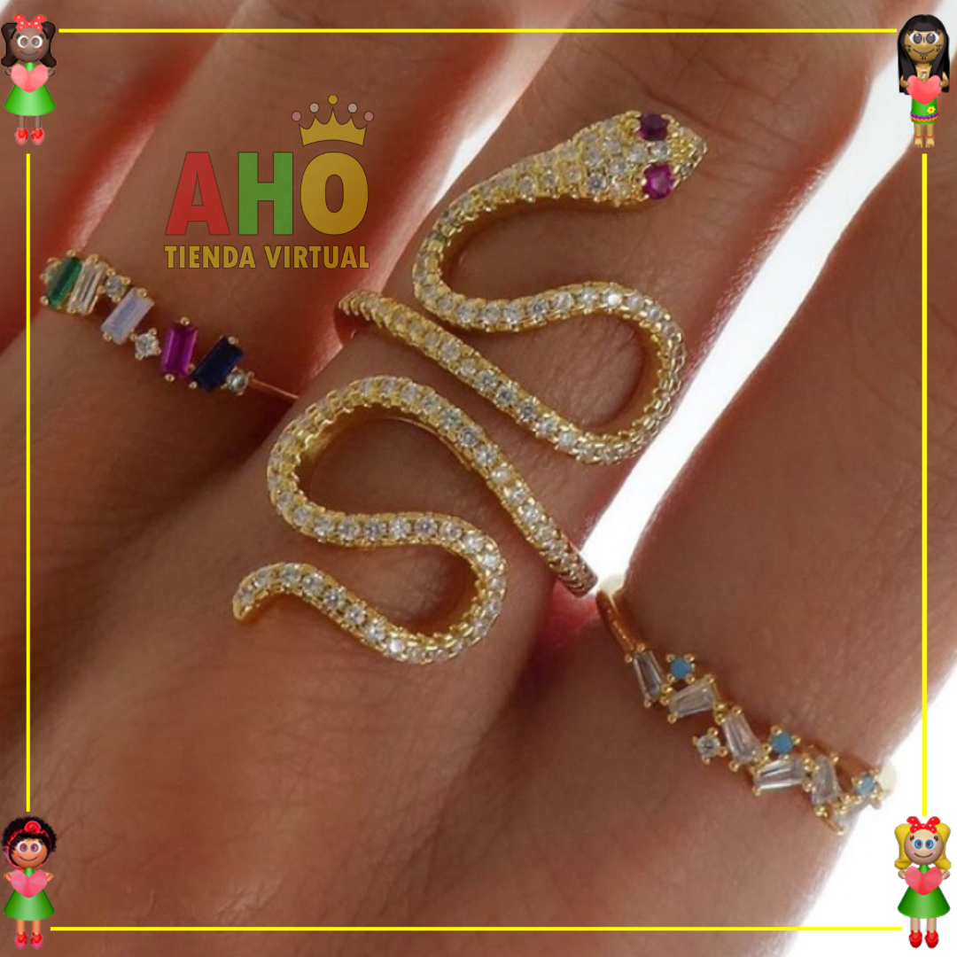 Anillo Serpiente Oro18k