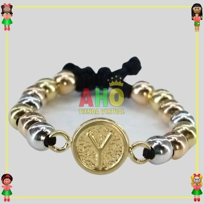 Pulsera Tejida Macrame Oro18k