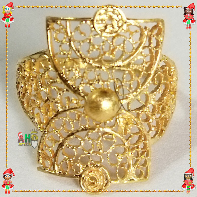 Anillo Filigrana Arte Chocoano Oro18k