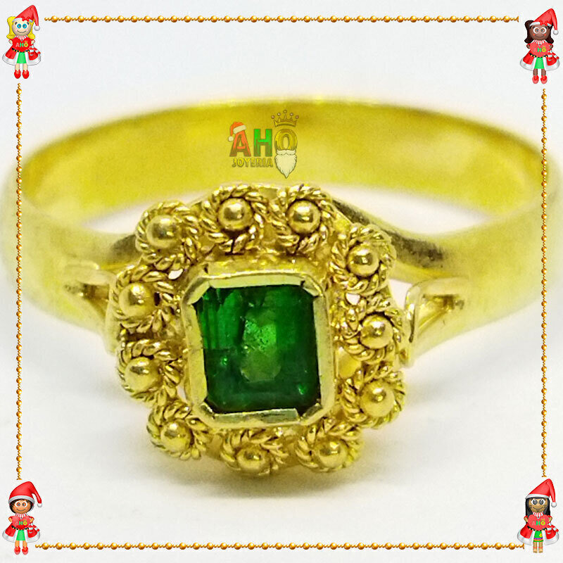 Anillo Filigrana Arte Chocoano Oro18k